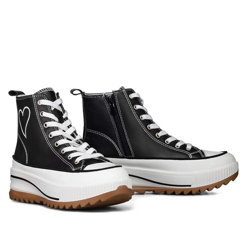 ZAPATILLA CASUAL URBANA MUJER PLATAFORMA CLASICO WEIDE HX502 - 6