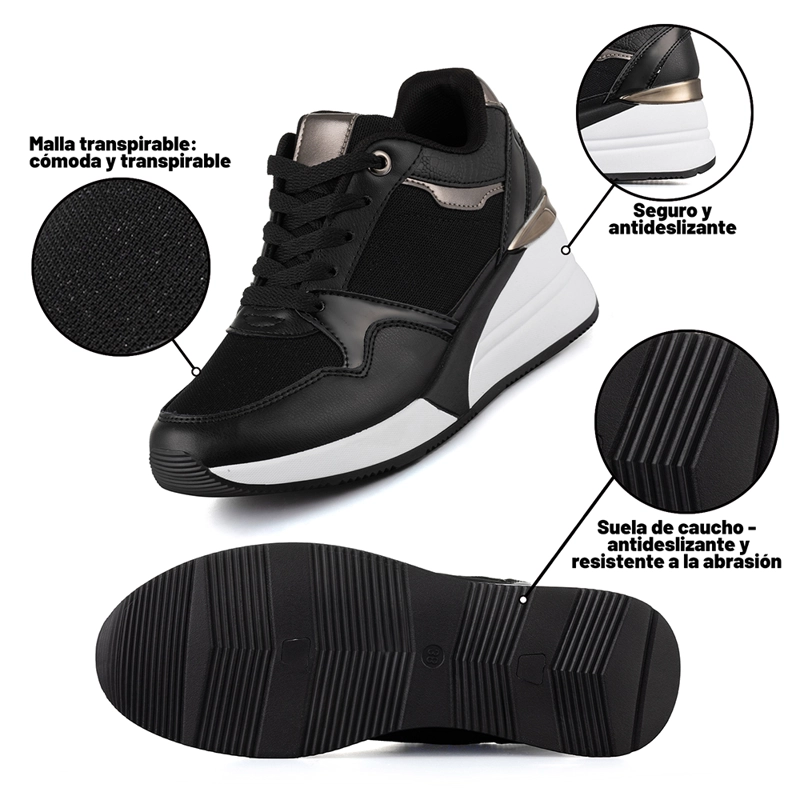 ZAPATILLA CASUAL MUJER DEPORTIVA URBANA MODA WEIDE JLL015 - 8