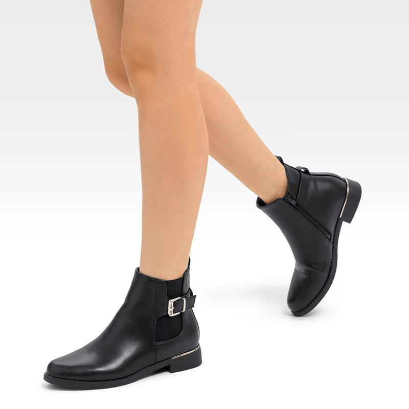 BOTIN NEGRO CASUAL MUJER WEIDE ZS51 - 3