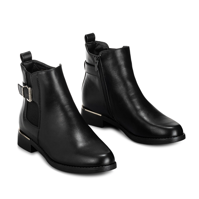 BOTIN NEGRO CASUAL MUJER WEIDE ZS51 - 5