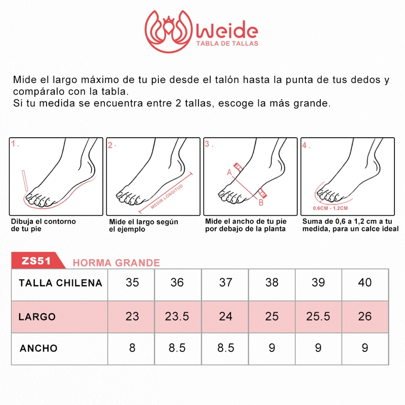 BOTIN NEGRO CASUAL MUJER WEIDE ZS51 - 6