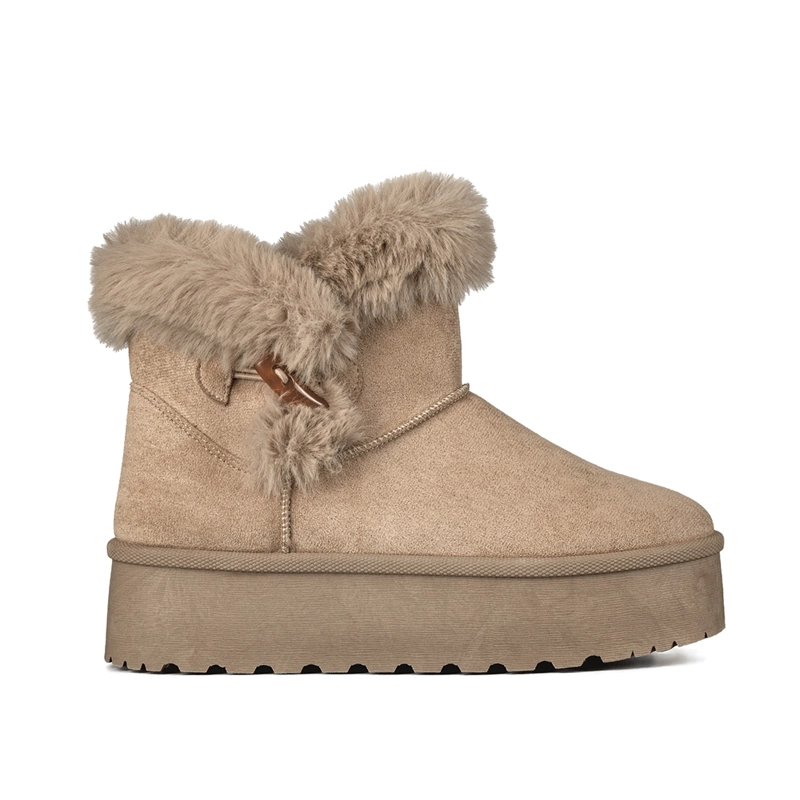 BOTIN CASUAL MUJER PU TEXIL VINTAGE ANTIDESLIZANTE WEIDE LT201 - 1