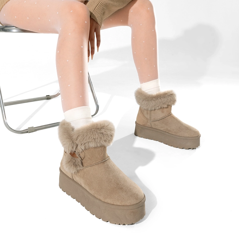 BOTIN CASUAL MUJER PU TEXIL VINTAGE ANTIDESLIZANTE WEIDE LT201 - 2