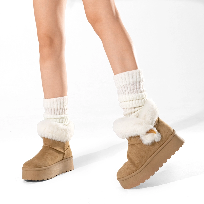 BOTIN CASUAL MUJER PU TEXIL VINTAGE ANTIDESLIZANTE WEIDE LT201 - 3