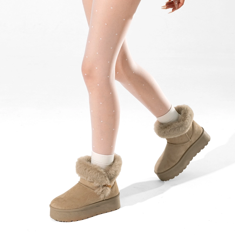 BOTIN CASUAL MUJER PU TEXIL VINTAGE ANTIDESLIZANTE WEIDE LT201 - 3