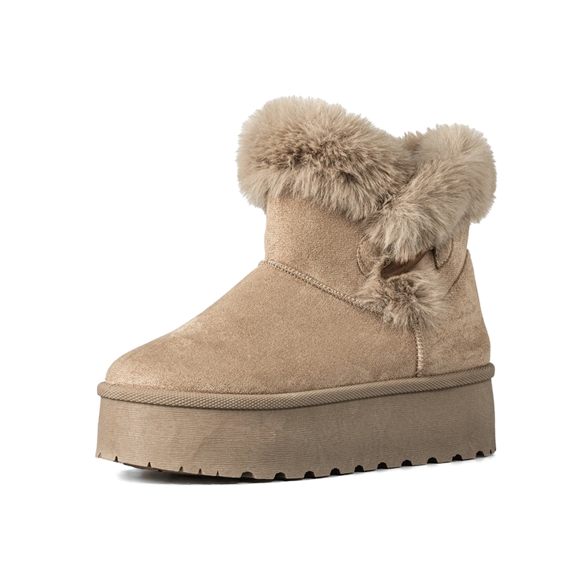 BOTIN CASUAL MUJER PU TEXIL VINTAGE ANTIDESLIZANTE WEIDE LT201 - 5