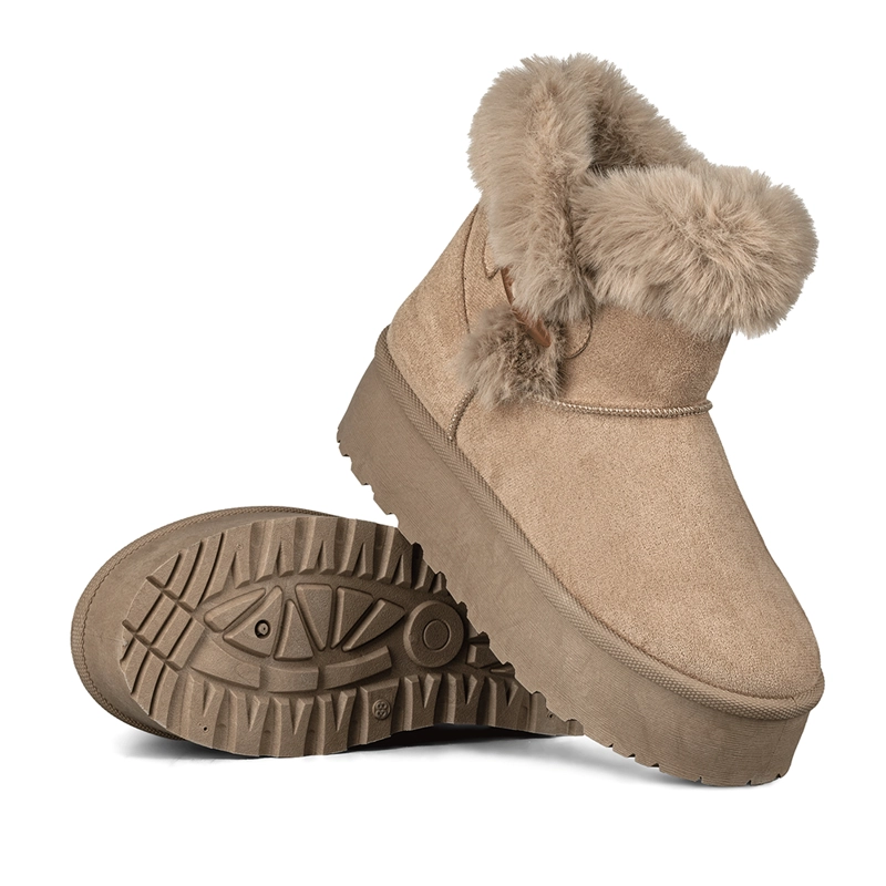 BOTIN CASUAL MUJER PU TEXIL VINTAGE ANTIDESLIZANTE WEIDE LT201 - 6