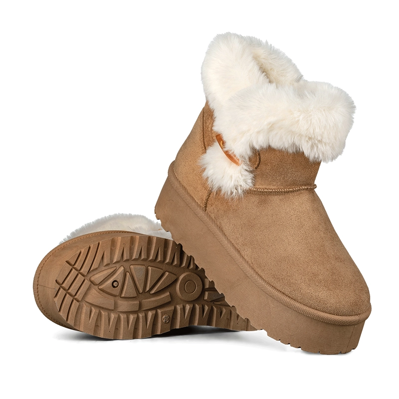 BOTIN CASUAL MUJER PU TEXIL VINTAGE ANTIDESLIZANTE WEIDE LT201 - 6