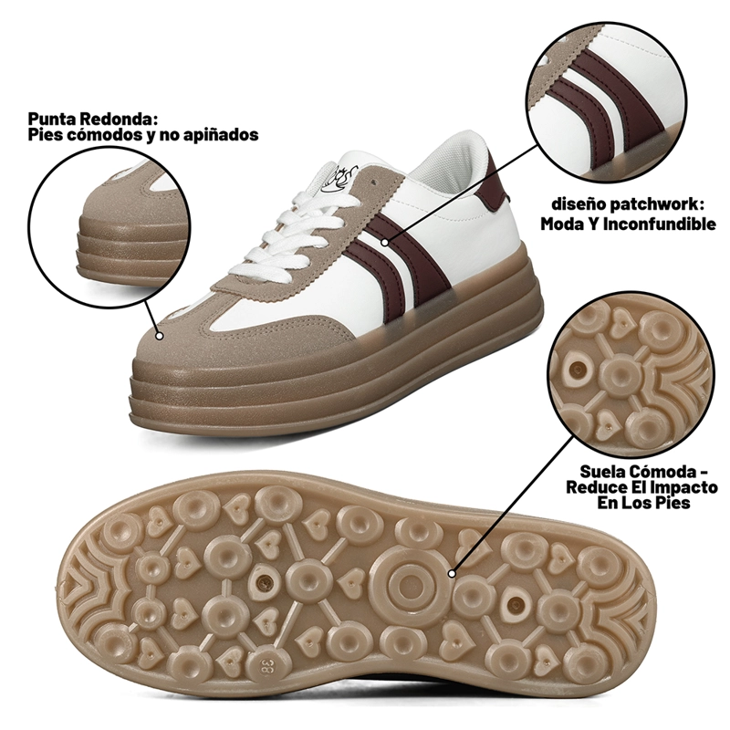 ZAPATILLA CASUAL DEPORTIVA MUJER MODA DE COLORES WEIDE SL20 - 9