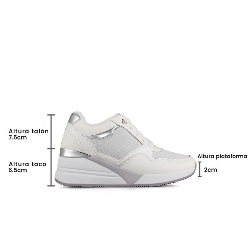 ZAPATILLA CASUAL MUJER DEPORTIVA URBANA MODA WEIDE JLL015 - 7