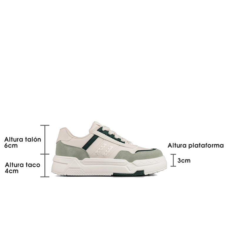 ZAPATILLA DEPORTIVA CASUAL DE COLORES MUJER WEIDE LT135 - 7