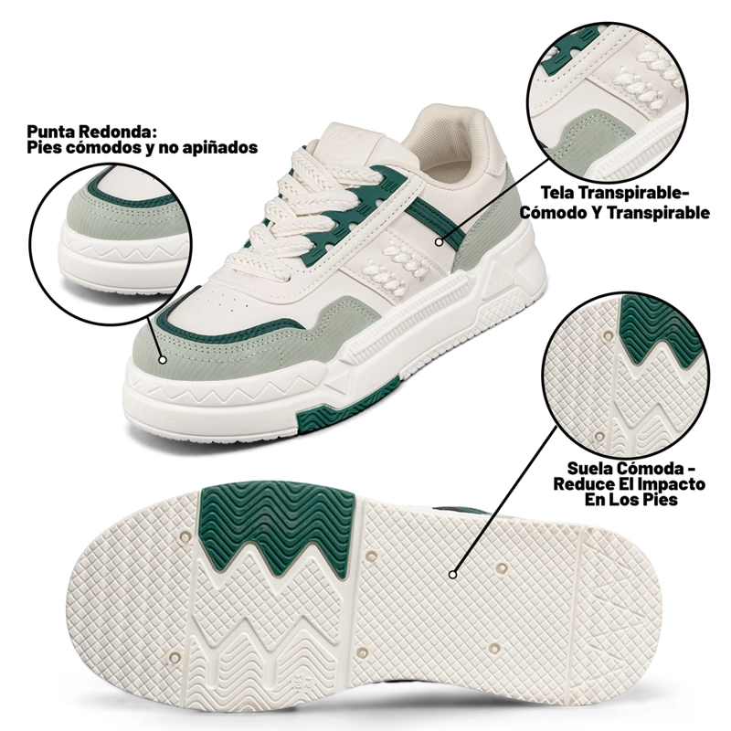 ZAPATILLA DEPORTIVA CASUAL DE COLORES MUJER WEIDE LT135 - 8