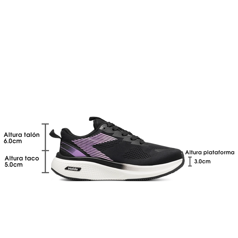 ZAPATILLAS URBANAS MUJER PLATAFORMA MALLA PU WEIDE XJH70 - 8
