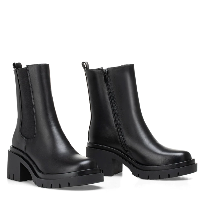 BOTIN NEGRO CASUAL MUJER WEIDE ZS22 - 5