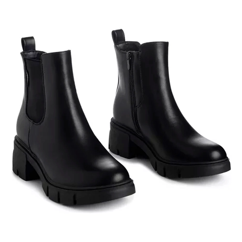 BOTIN NEGRO CASUAL MUJER WEIDE ZS31 - 4