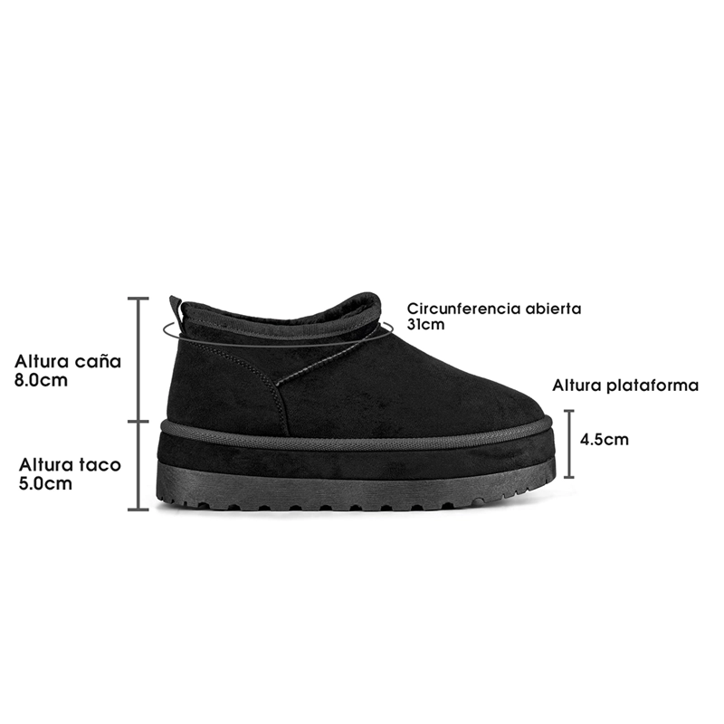 BOTIN CASUAL MUJER PU TEXIL COMODO WEIDE LT200 - 6