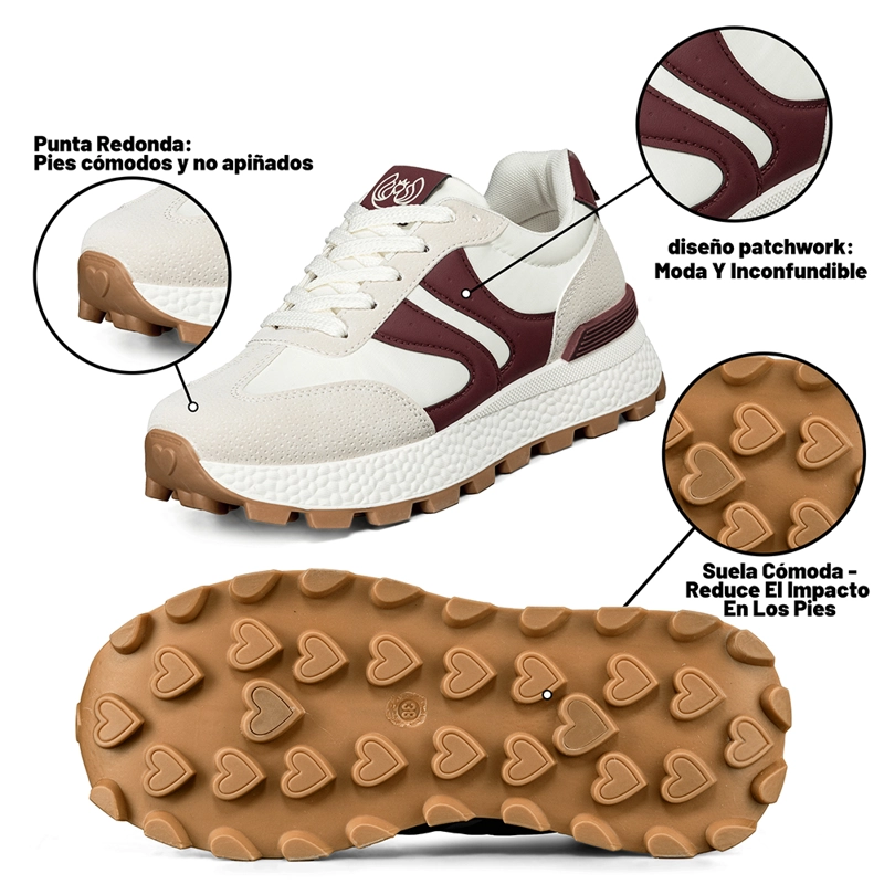 ZAPATILLAS URBANA MUJER DEPORTIVA VINTAGE CONFORT WEIDE SL21 - 9