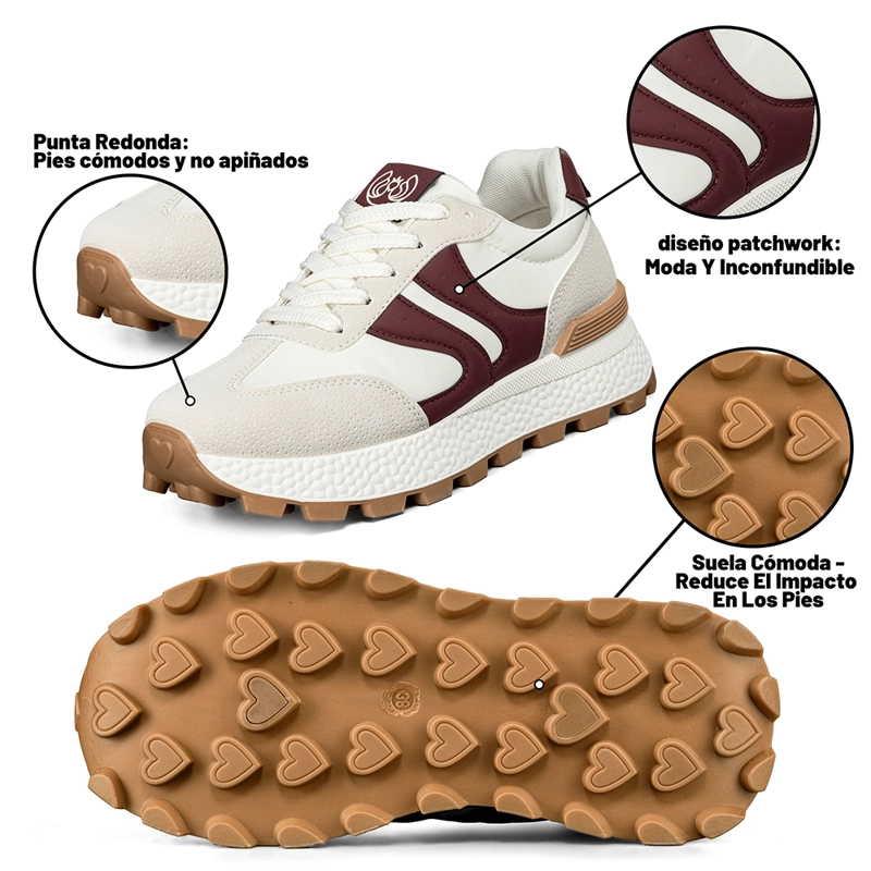 ZAPATILLAS URBANA MUJER DEPORTIVA VINTAGE CONFORT WEIDE SL21 - 9