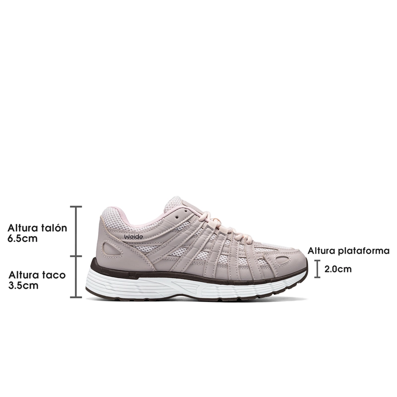 ZAPATILLAS CASUAL PU MUJER PLATAFORMA WEIDE SL82 - 4