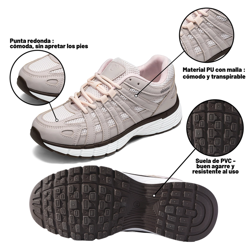 ZAPATILLAS CASUAL PU MUJER PLATAFORMA WEIDE SL82 - 5