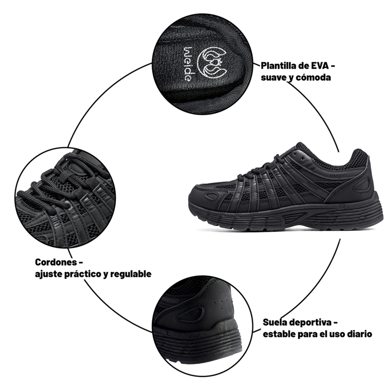 ZAPATILLAS CASUAL PU MUJER PLATAFORMA WEIDE SL82 - 6