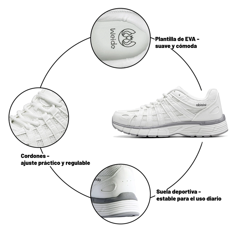 ZAPATILLAS CASUAL PU MUJER PLATAFORMA WEIDE SL82 - 6