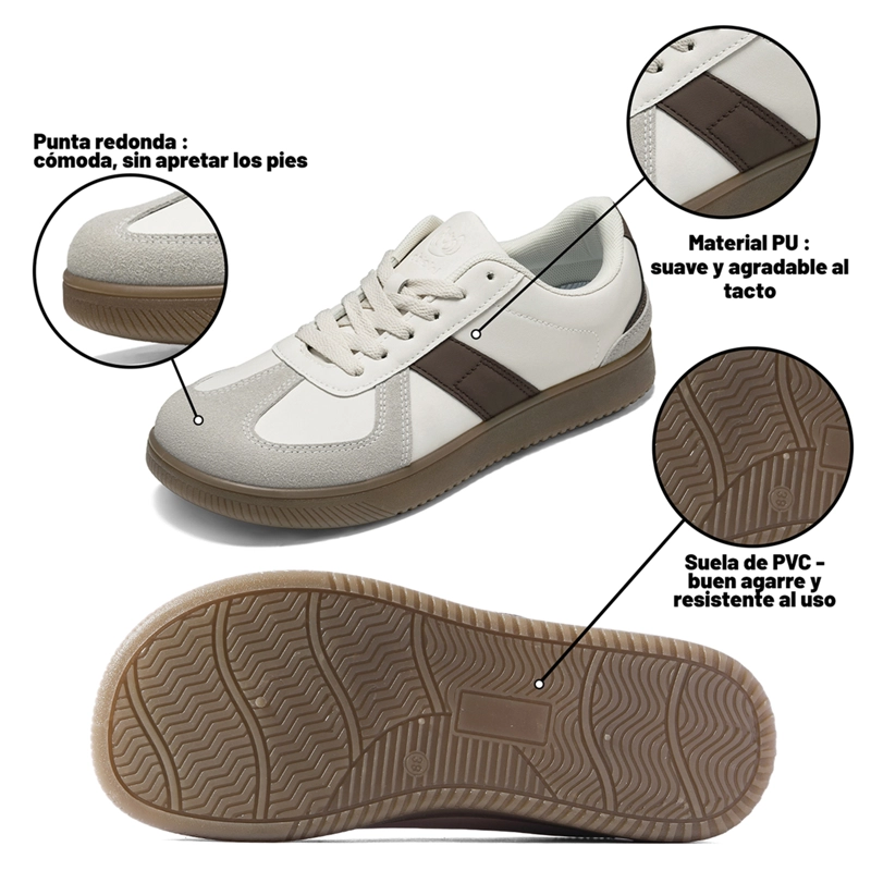 ZAPATILLAS CASUAL PU MUJER PLATAFORMA WEIDE SL81 - 5