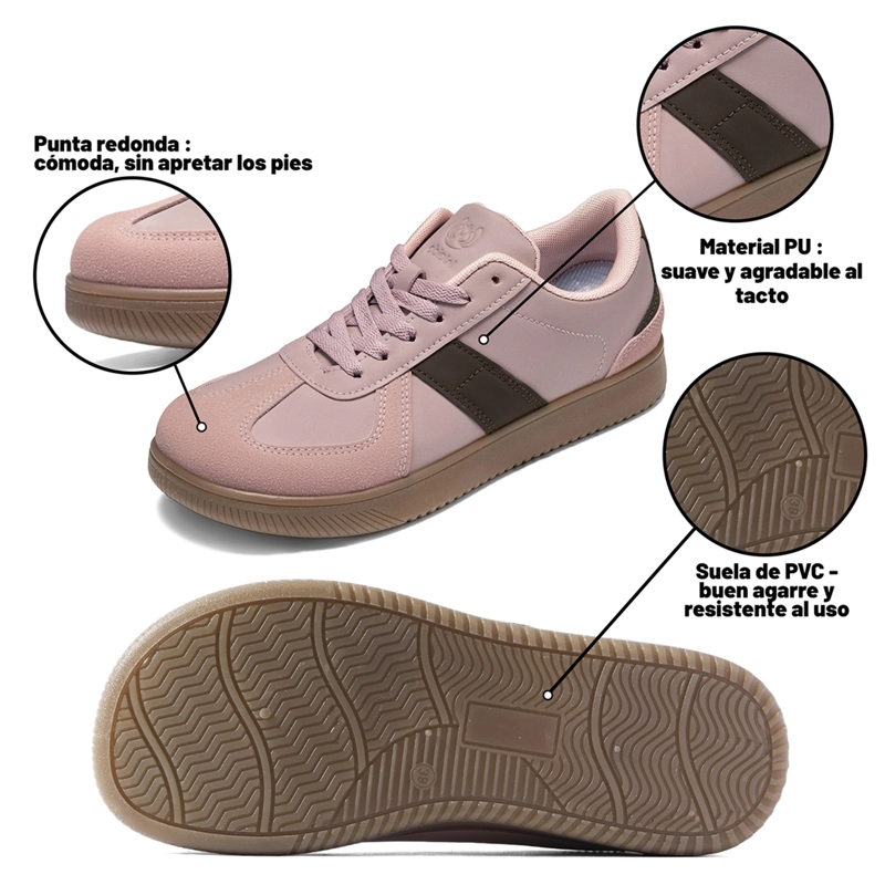 ZAPATILLAS CASUAL PU MUJER PLATAFORMA WEIDE SL81 - 5