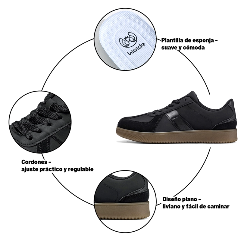 ZAPATILLAS CASUAL PU MUJER PLATAFORMA WEIDE SL81 - 6