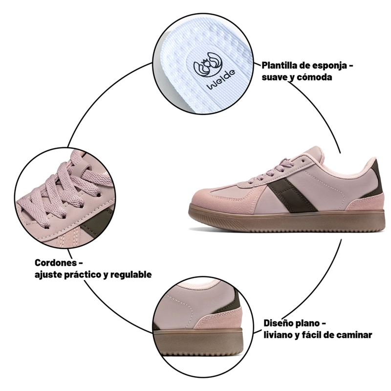 ZAPATILLAS CASUAL PU MUJER PLATAFORMA WEIDE SL81 - 6