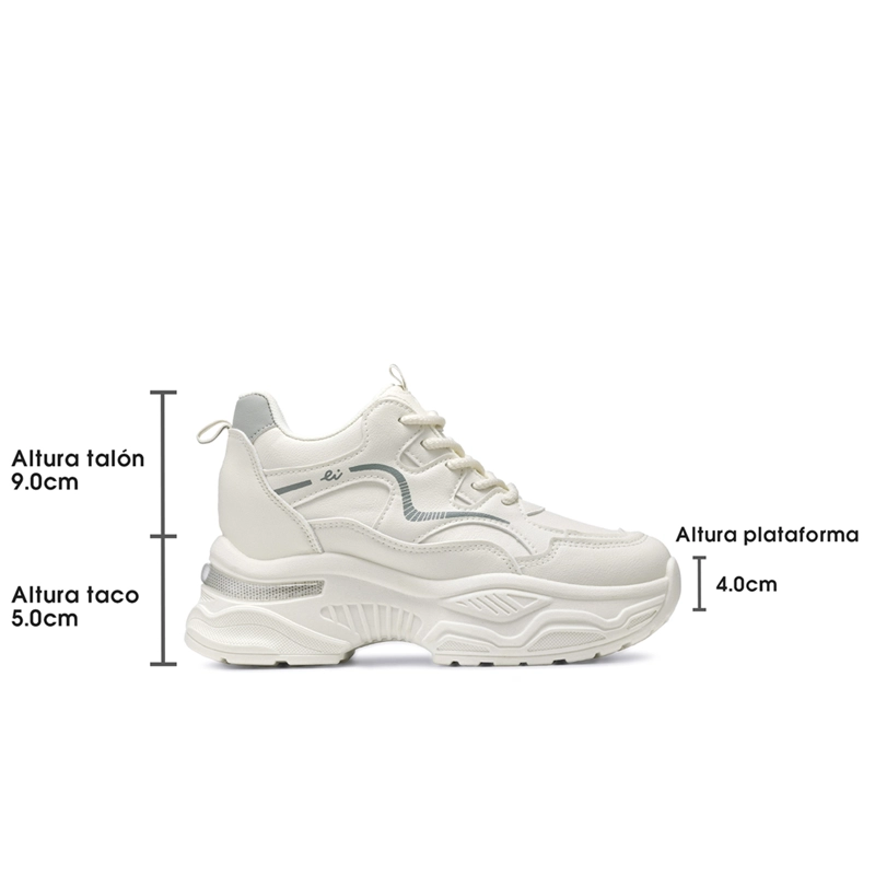 ZAPATILLAS CASUAL PU MUJER PLATAFORMA WEIDE SS19 - 4