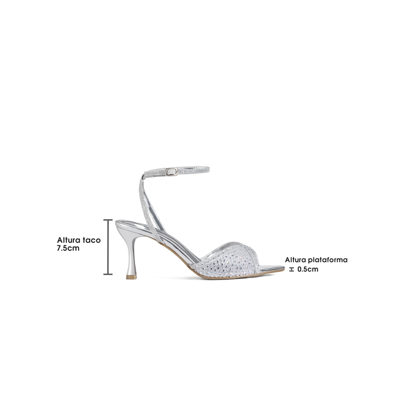 SANDALIAS FORMAL MALLA PU MUJER AGUJA WEIDE QIU526 - 4