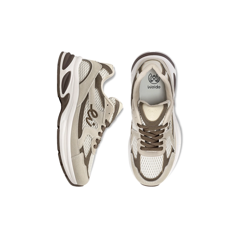 ZAPATILLAS CASUAL MALLA PU MUJER PLATAFORMA WEIDE LT222 - 3