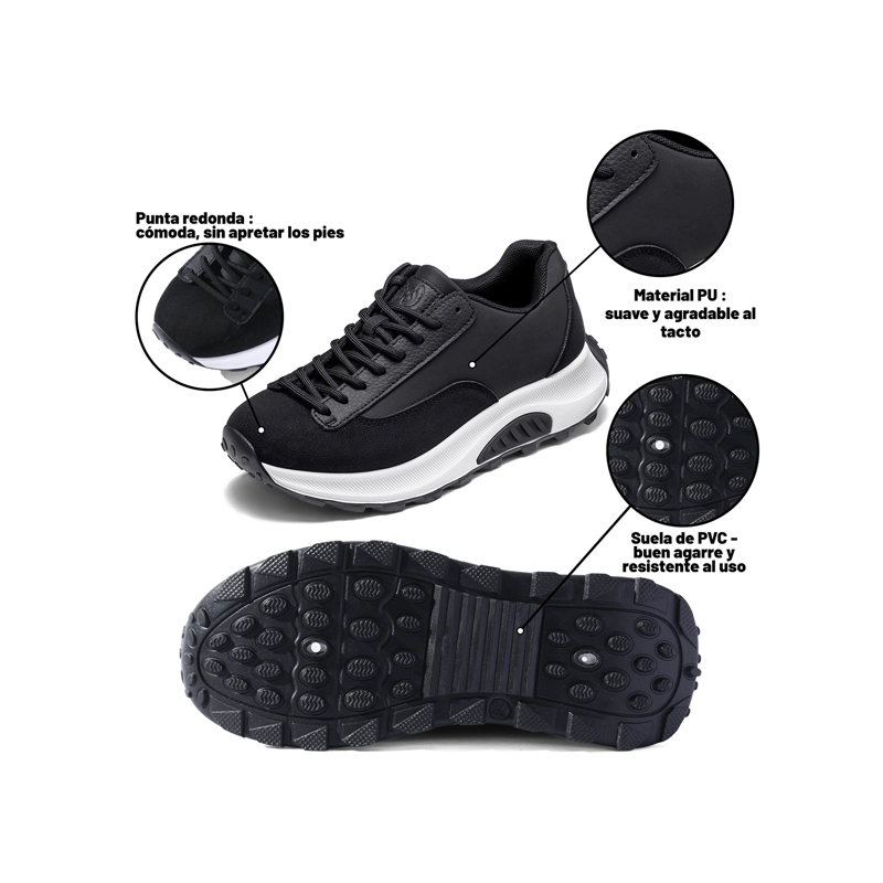 ZAPATILLAS PU MUJER PLATAFORMA WEIDE LT225 - 6