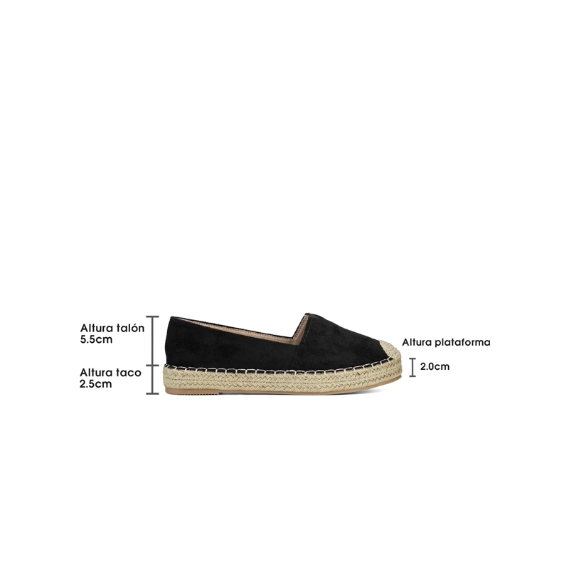 ALPARGATAS PU TEXTIL MUJER PLANO WEIDE QIU525 - 4