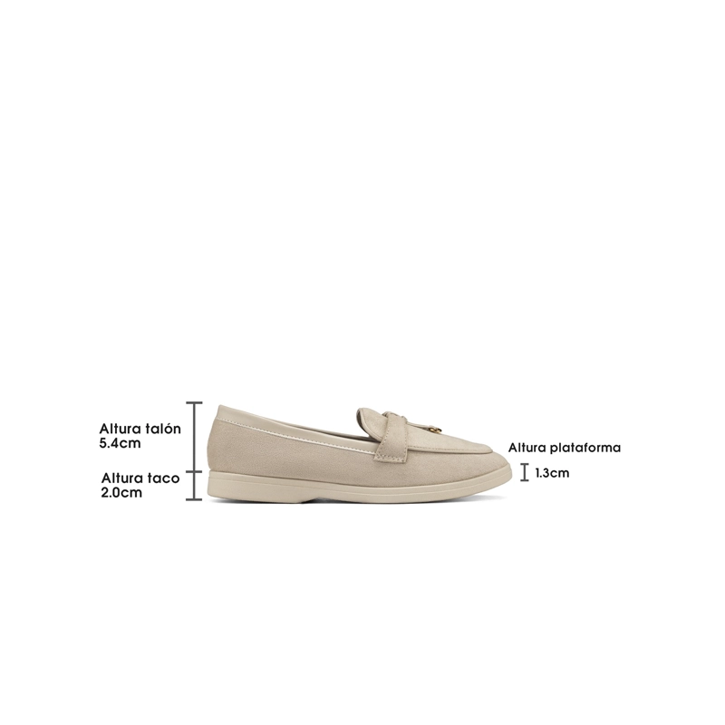 MOCASINES PU TEXTIL MUJER PLANO WEIDE JN750 - 4