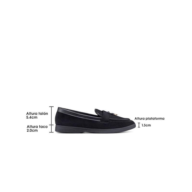 MOCASINES PU TEXTIL MUJER PLANO WEIDE JN750 - 4