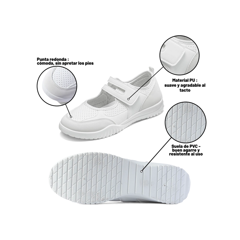 ZAPATILLAS CASUAL PU MUJER PLATAFORMA WEIDE LT223 - 6