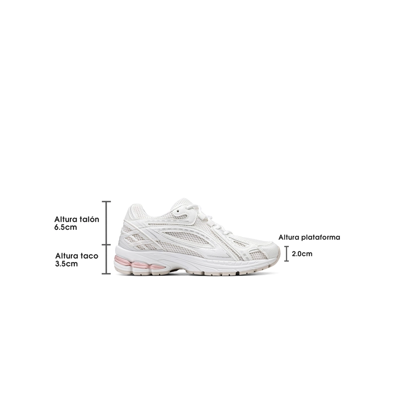 ZAPATILLAS CASUAL MALLA PU MUJER PLATAFORMA WEIDE LT221 - 4
