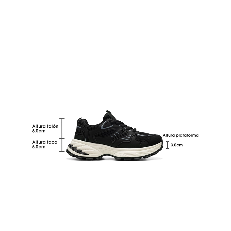 ZAPATILLAS MALLA PU MUJER PLATAFORMA WEIDE TFA330 - 4