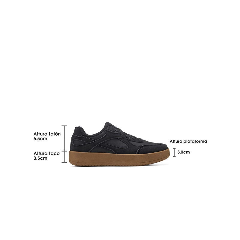 ZAPATILLAS PU TEXTIL MUJER PLANO WEIDE TFA331 - 4