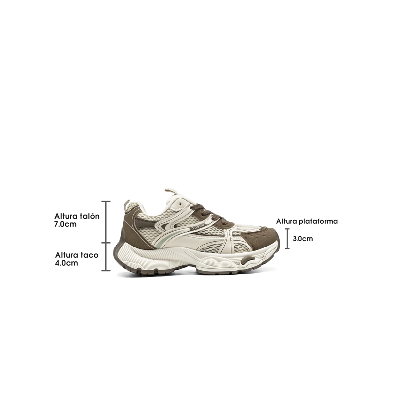 ZAPATILLAS MALLA PU MUJER PLATAFORMA WEIDE SL80 - 4