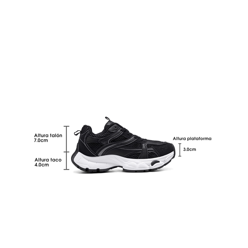 ZAPATILLAS MALLA PU MUJER PLATAFORMA WEIDE SL80 - 4