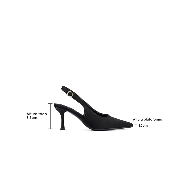 ZAPATOS TACO PU TEXTIL MUJER AGUJA WEIDE GH223 - 4