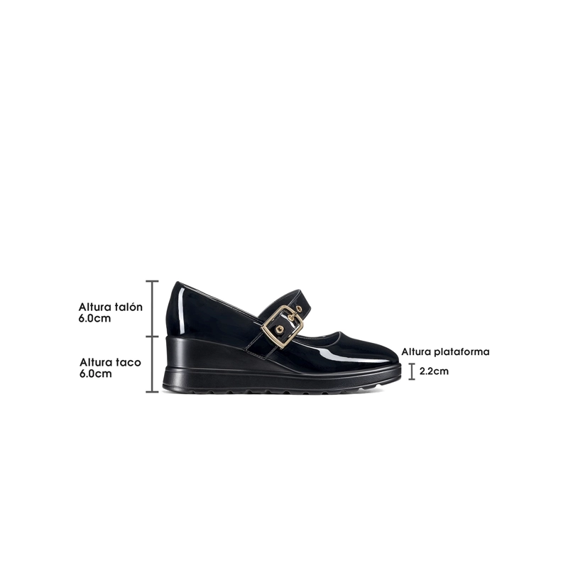 Zapatos Taco  PU Acharolado Mujer Taco Cuña Weide GH222 - 4