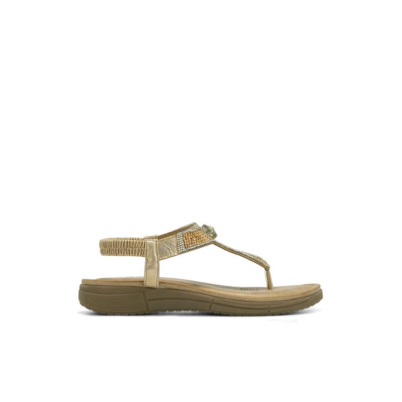 SANDALIAS CASUAL PU MUJER PLANO WEIDE JS85 - 1