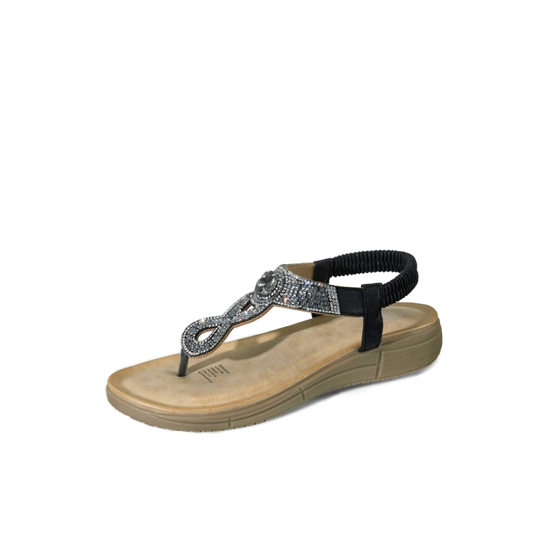 SANDALIAS CASUAL PU MUJER PLANO WEIDE JS85 - 2