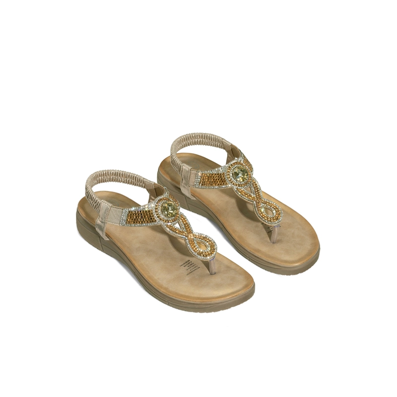 SANDALIAS CASUAL PU MUJER PLANO WEIDE JS85 - 3