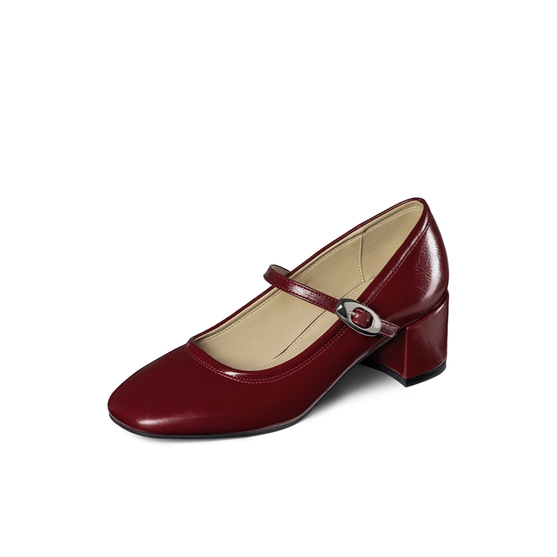 ZAPATOS TACO CASUAL PU MUJER CUADRADO WEIDE YL058 - 2