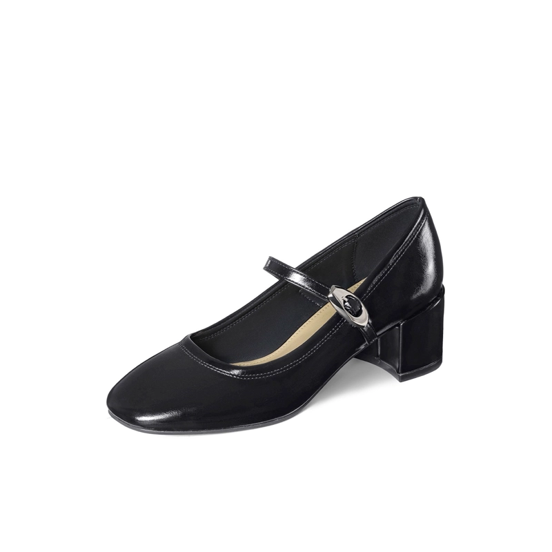 ZAPATOS TACO CASUAL PU MUJER CUADRADO WEIDE YL058 - 2